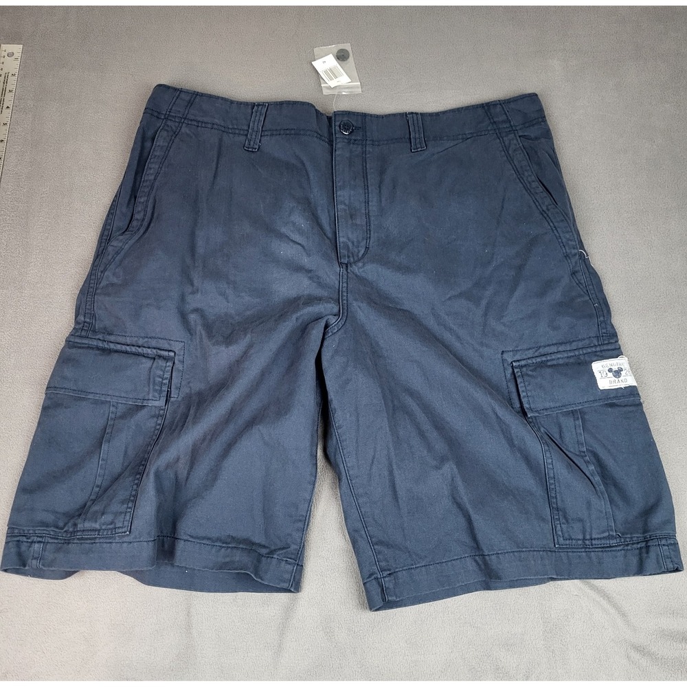 Disney Parks‎ Chino Shorts Mens 42 Blue Lightweight Outdoor Classic Cargo Trunks